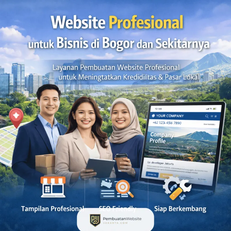 Website Profesional untuk Bisnis di Bogor dan Sekitarnya